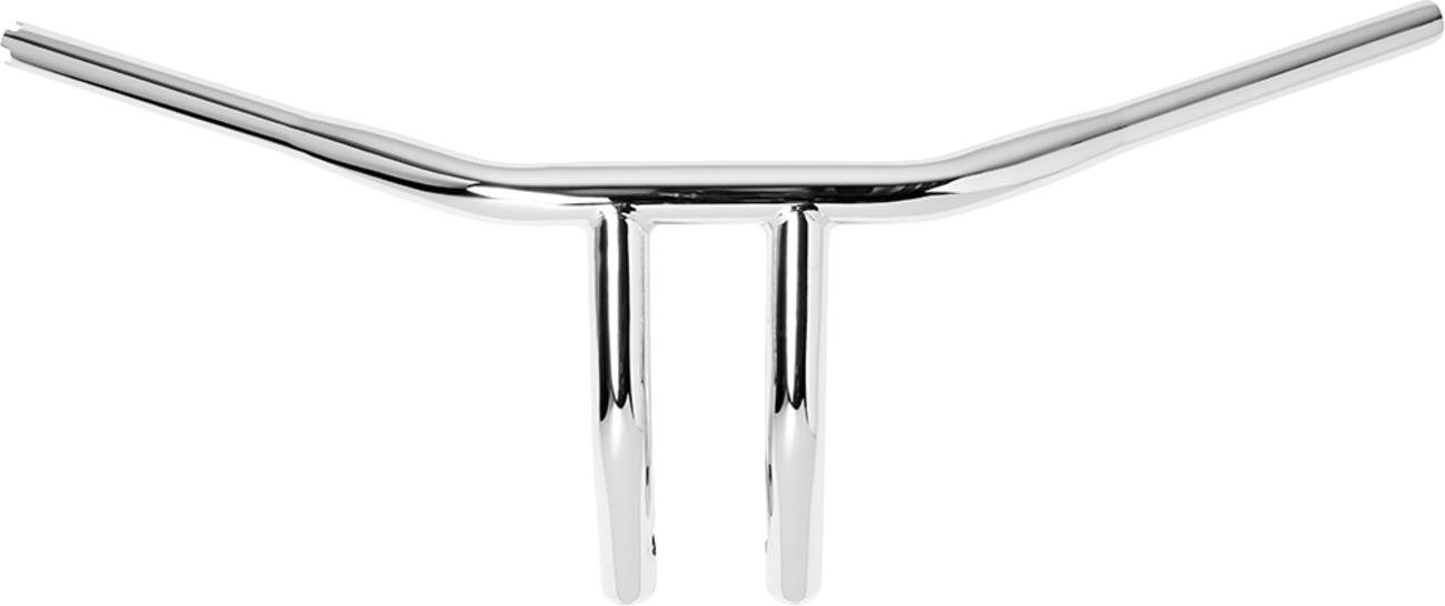 BURLY BRAND Drag T-Bar - 9-1/2" / TBW / Chrome 0601-6300