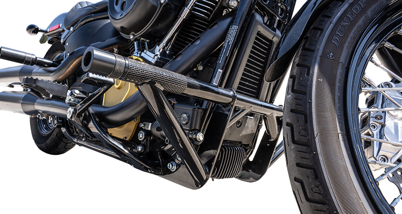 BURLY BRAND Front Brawler Kit - Black / HD Softail 0506-2366