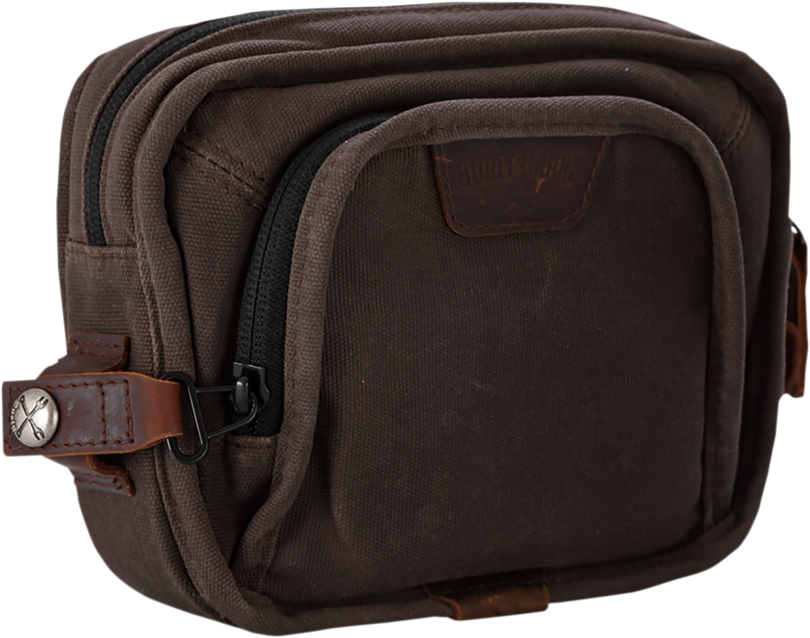 BURLY BRAND Handlebar Bag - Dark Oak 3510-0097