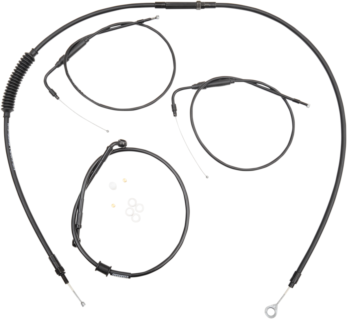BURLY BRAND Handlebar Cable and Brake Line Kit for Clubman Handlebars - '07-'22 XL 0610-0751