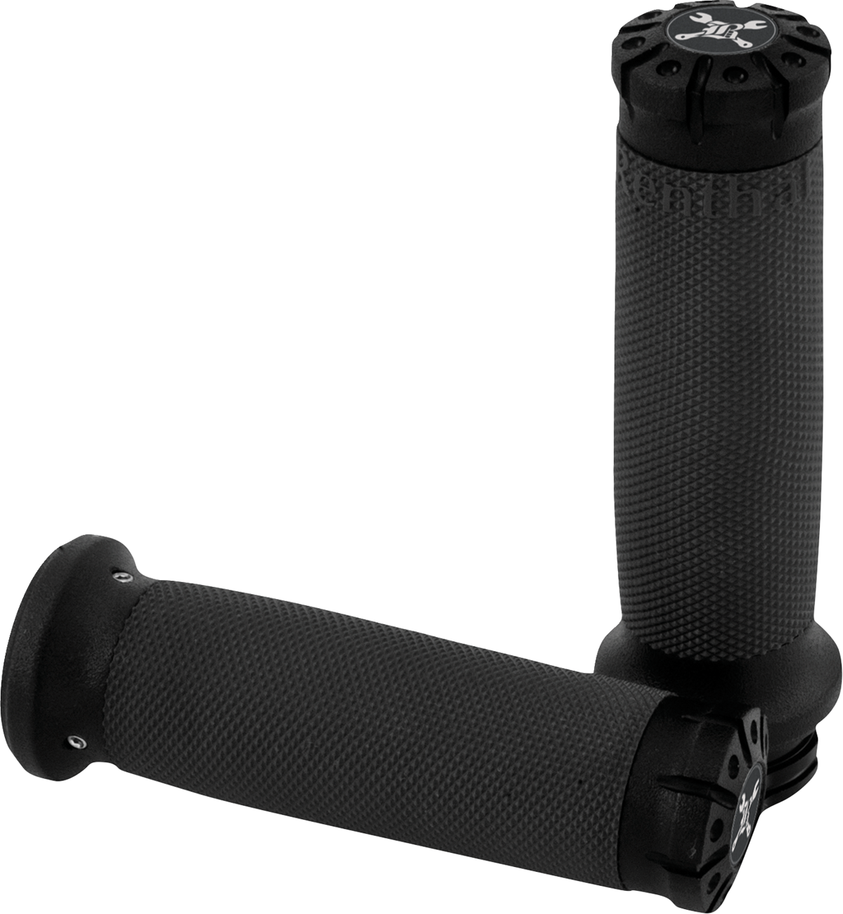 BURLY BRAND Hawk Grips - TBW / Black Machined 0630-3544