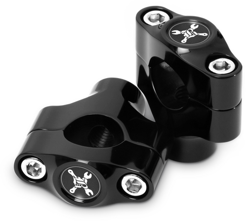 BURLY BRAND Hawk Riser Clamp For 1" Bar - B12-8014B