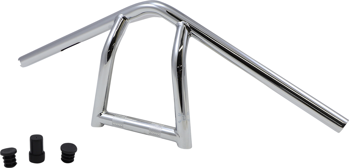 BURLY BRAND Jim Handlebar - 9" / Chrome 0601-5690