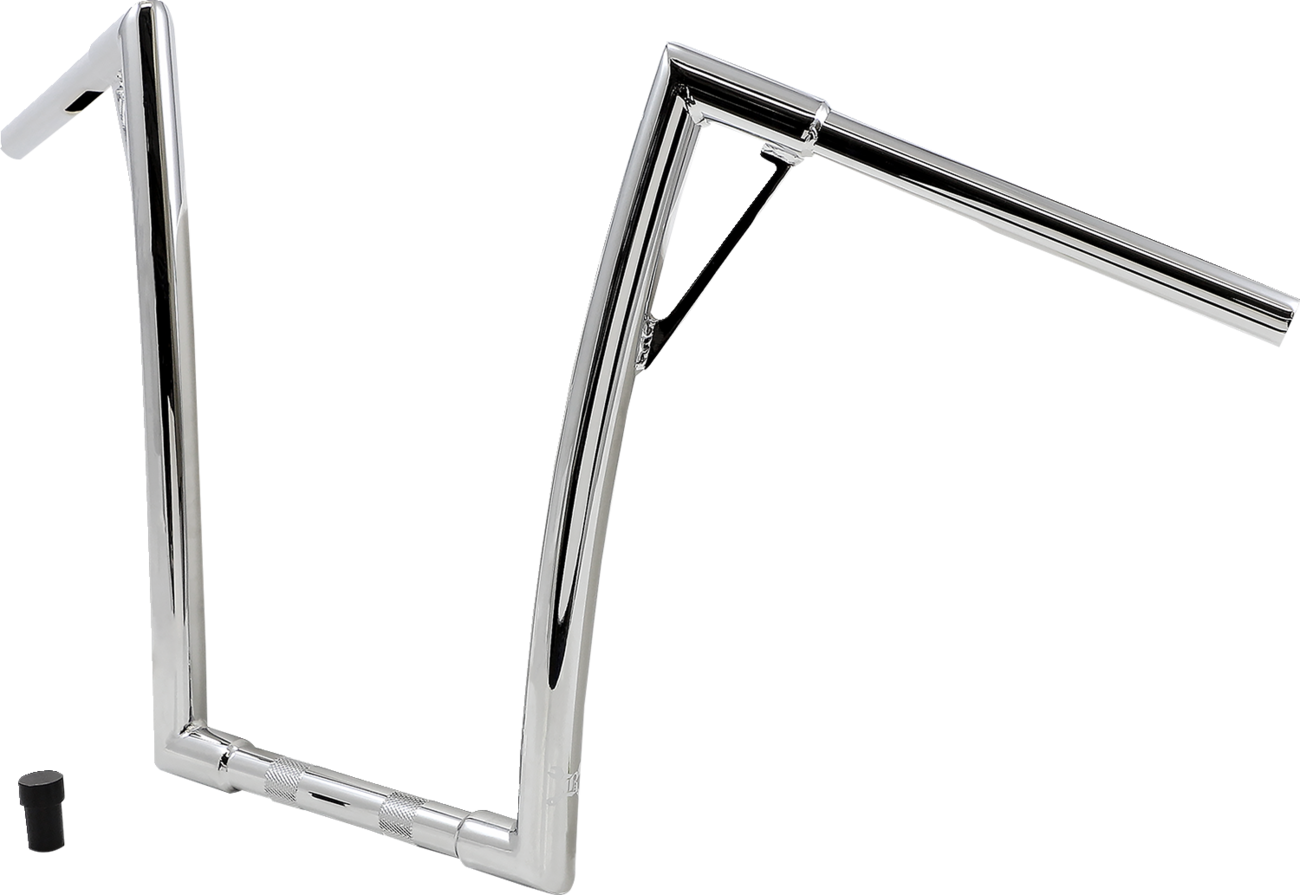 BURLY BRAND Louie Handlebar - 16" / Chrome 0601-5938