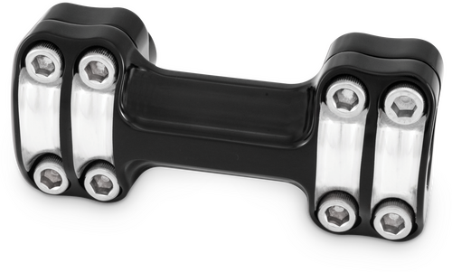 BURLY BRAND REAPER 1-1/2" RISERS 1" BAR ONE PIECE - BLACK MACHINED - B12-8013BM