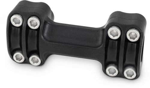 BURLY BRAND REAPER 1-1/2" RISERS 1" BAR ONE PIECE - TEXTURE BLACK - B12-8013TB