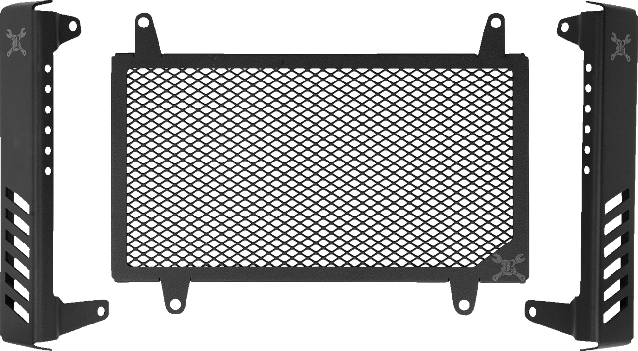 BURLY BRAND Radiator Guard - Slash Cut / Honda 1904-0299