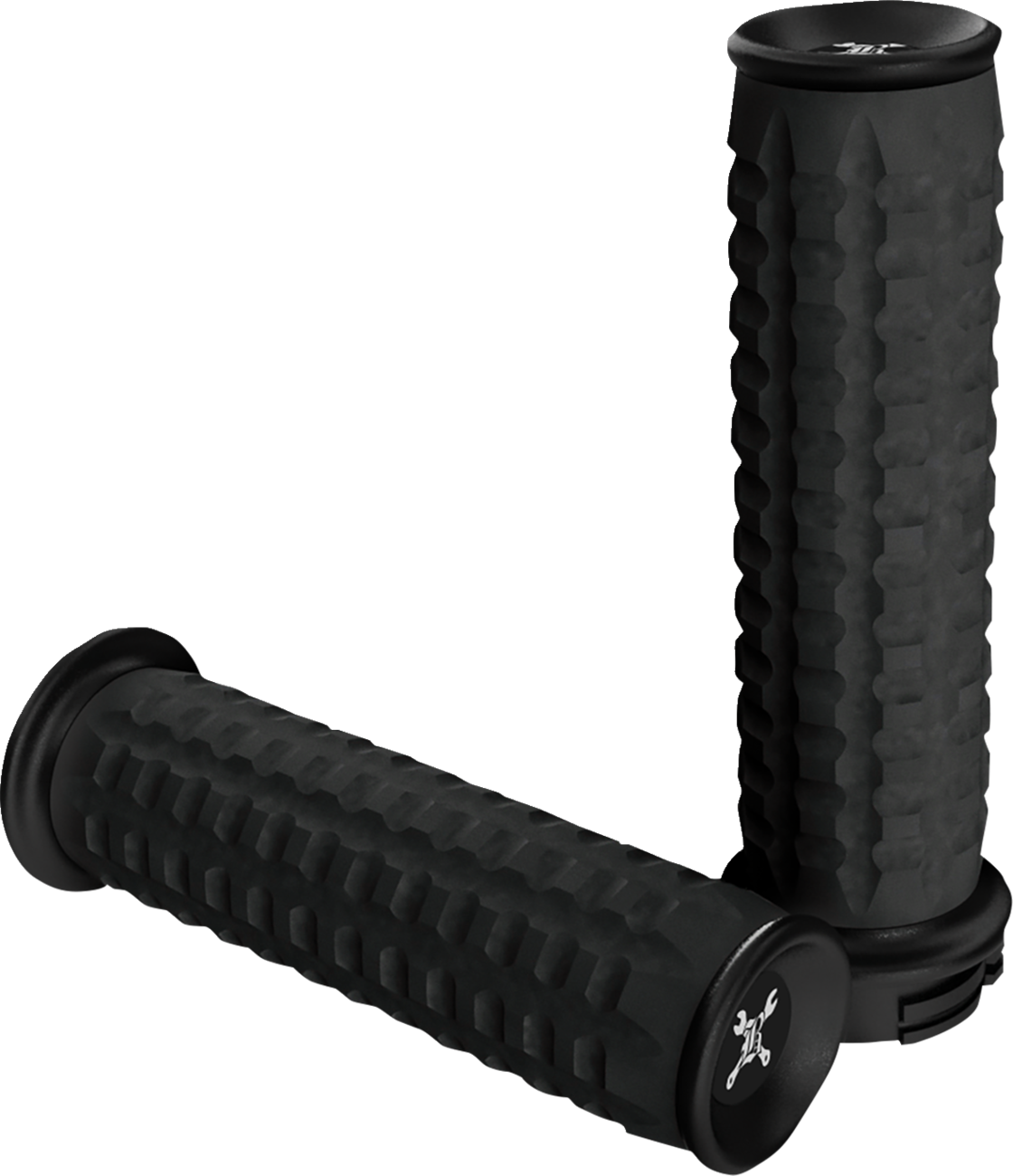 BURLY BRAND Reaper Grips - Dual Cable / Black Textured 0630-3546