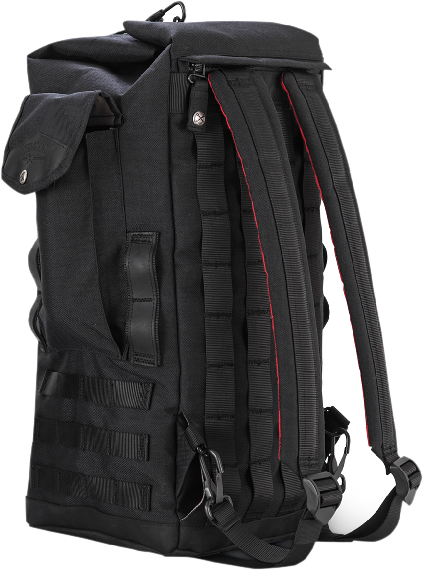 BURLY BRAND Sissy Bar Backpack - Black 3517-0454