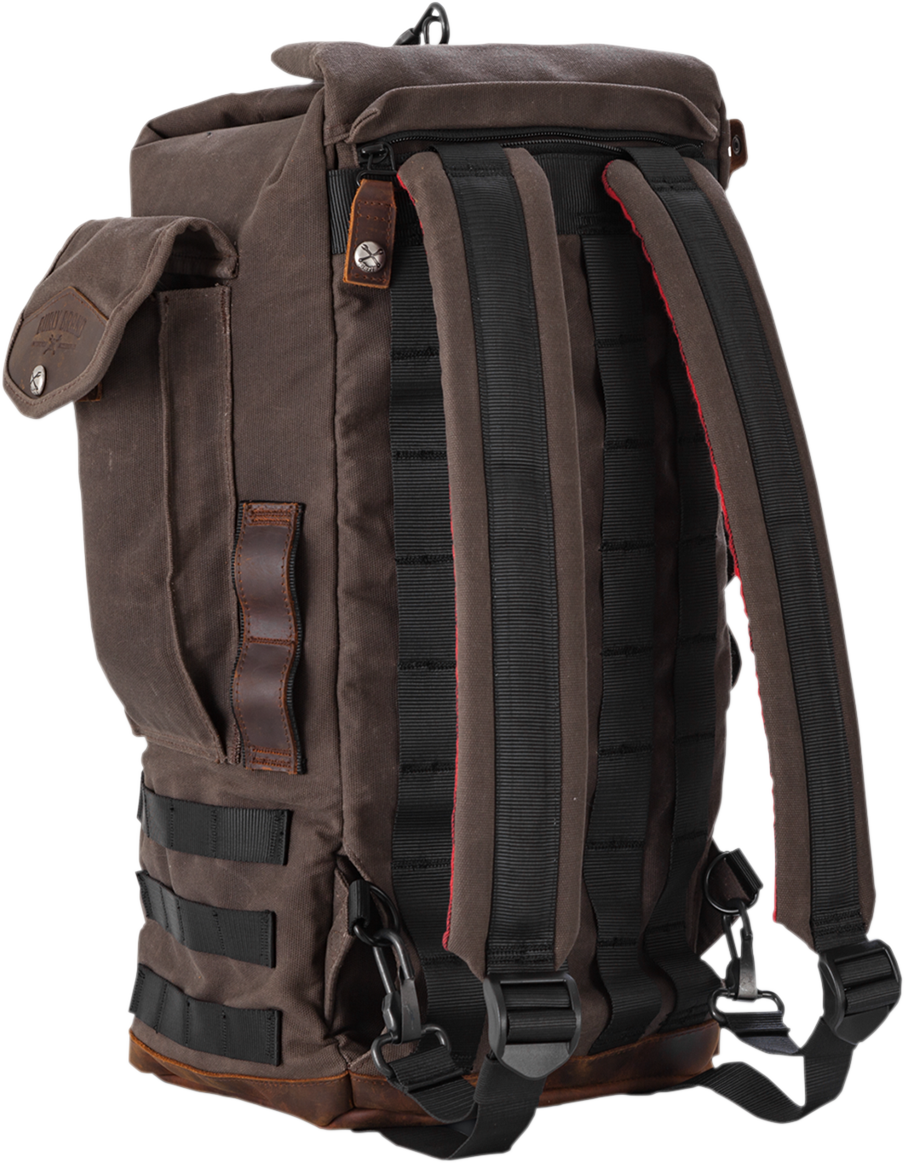 BURLY BRAND Sissy Bar Backpack - Dark Oak 3517-0453