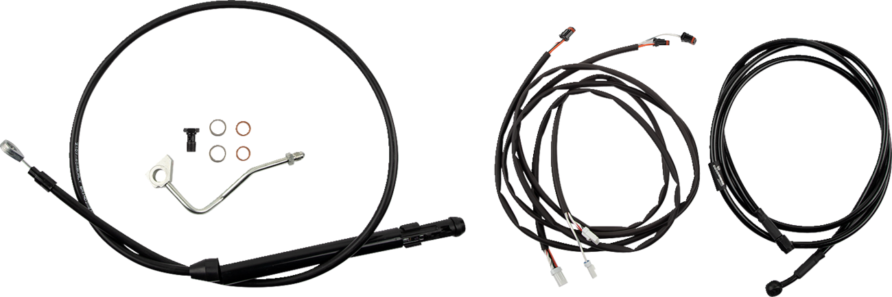 BURLY BRAND Touring Model Control Kit - Bagger / 13" / Black 0662-1157