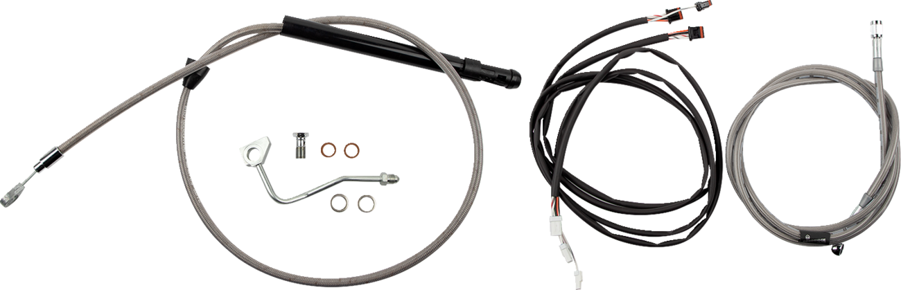 BURLY BRAND Touring Model Control Kit - Bagger / 13" / Stainless Steel 0662-1159