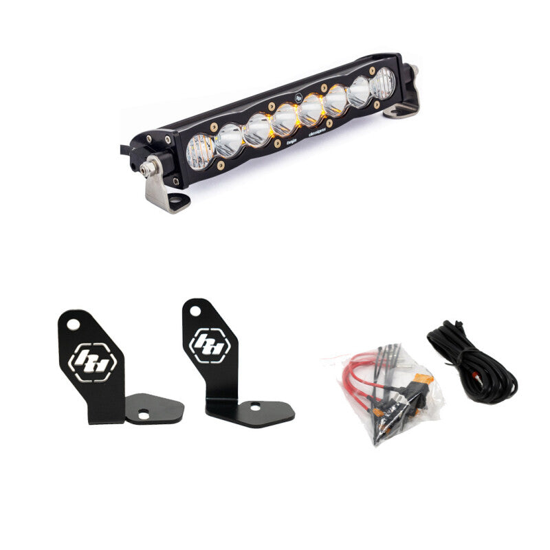 Baja Designs 2022-2023 Polaris RZR Pro R S8 10in Hood Mount Kit - Clear - 448101