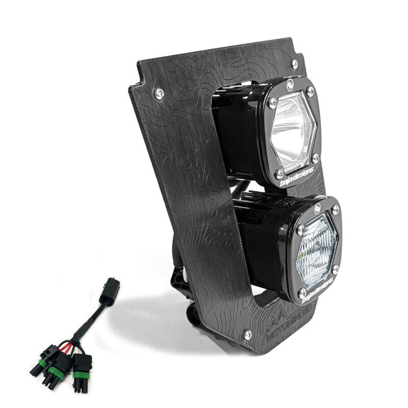 Baja Designs 2024-2025 Husqvarna FE-S Dual S1 Gemini (D/C) LED Headlight Kit w/ Hi-Low Harness - Clear - 387018