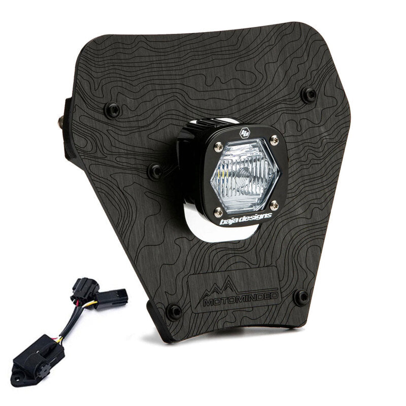 Baja Designs 2024-2025 KTM EXC-F/XCF-W/XC-W S1 (D/C) LED Headlight Kit w/ Dimmer - Clear - 387013