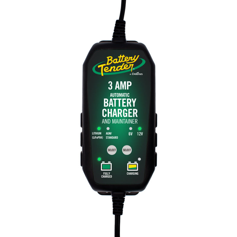 Battery Tender 6V/12V 3A Selectable Battery Charger - 022-0202-COS