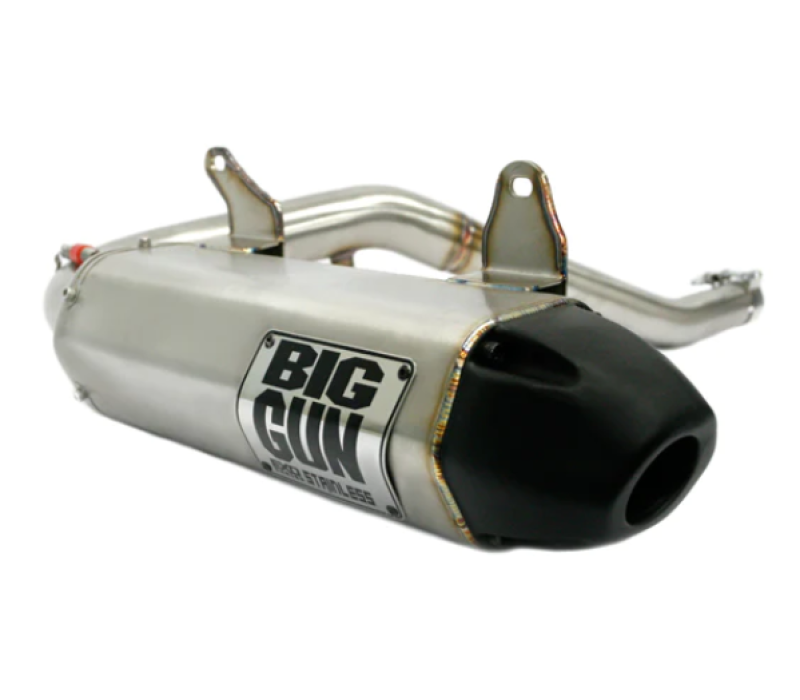 Big Gun 2003-2005 Honda Rincon 650 EXO Stainless Slip On Exhaust - 14-1652