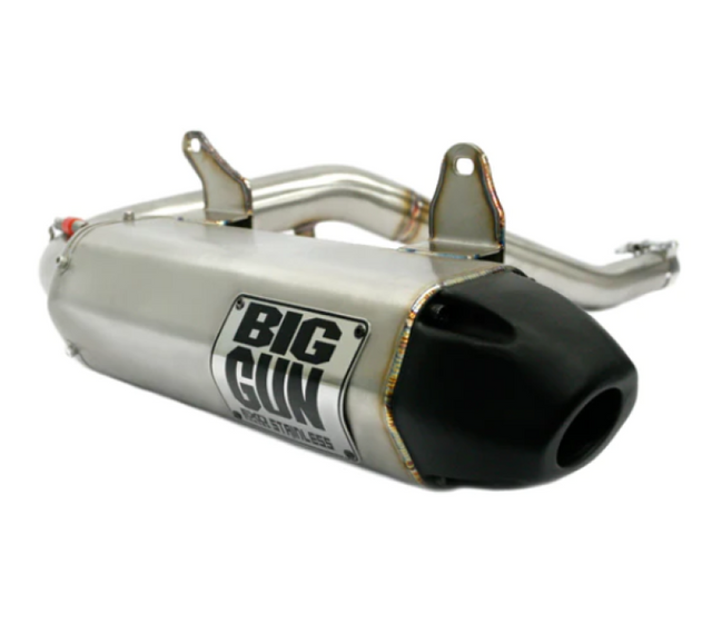 Big Gun 2003-2005 Honda Rincon 650 EXO Stainless Slip On Exhaust - 14-1652
