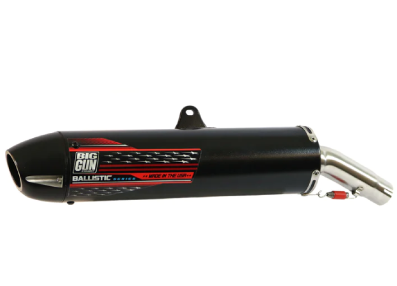 Big Gun 2007-2014 Kawasaki KFX 450R Ballistic Series Slip On Exhaust - 08-1152
