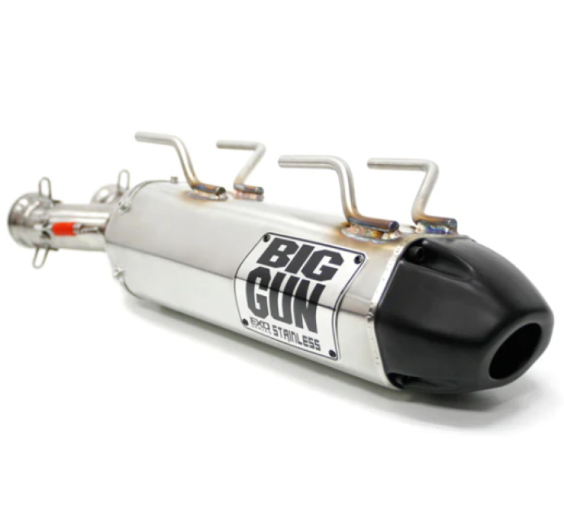 Big Gun 2012-2014 Arctic Cat Wildcat 1000i H.O./4/X EXO Stainless Slip On Exhaust - 14-5702