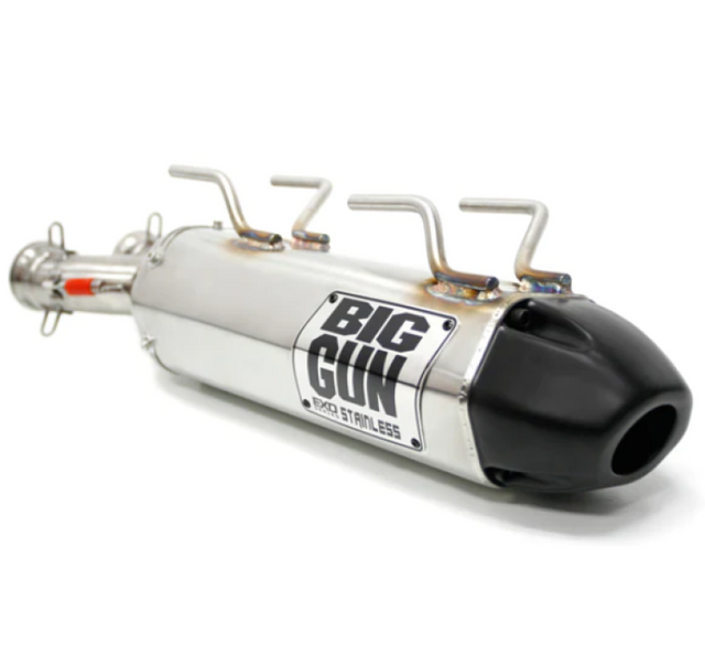 Big Gun 2012-2014 Arctic Cat Wildcat 1000i H.O./4/X EXO Stainless Slip On Exhaust - 14-5702