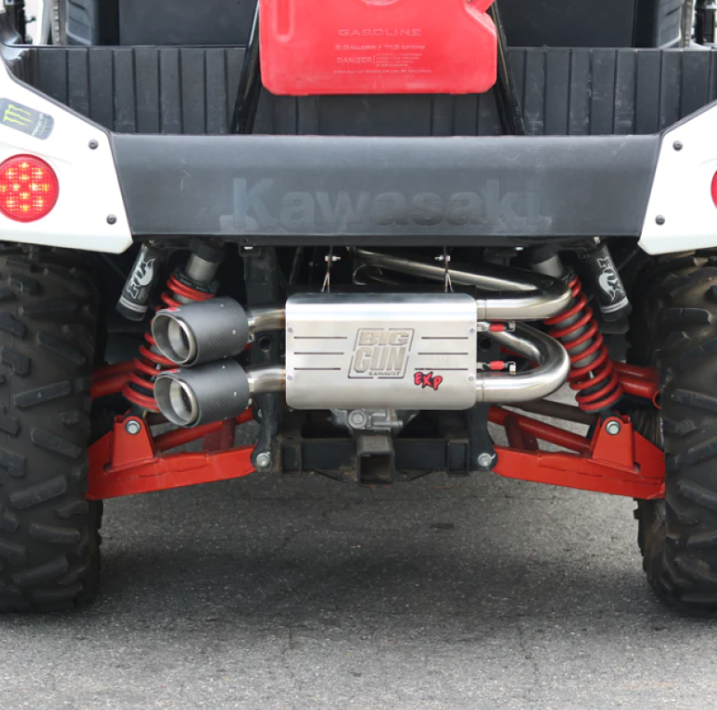 Big Gun 2012-2023 Kawasaki Teryx 4 750 Explorer Series Dual Slip On Exhaust - 15-4682