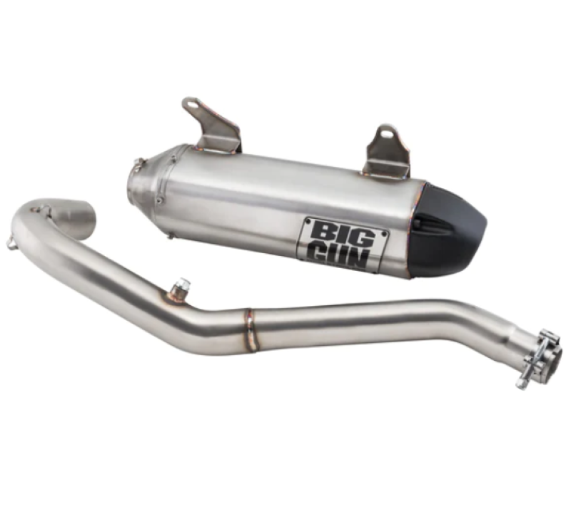 Big Gun 2015-2023 Honda Rincon 680 EXO Stainless Slip On Exhaust - 14-1682