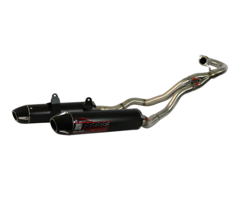 Big Gun 2015-2023 Yamaha Raptor 700 Ballistic Series Dual Full System Exhaust - 08-3673