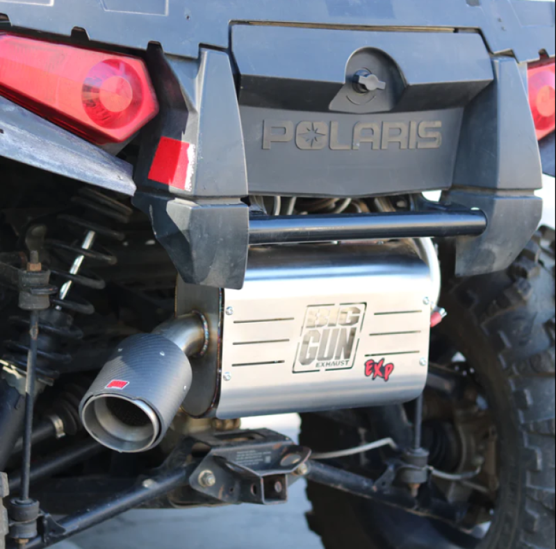 Big Gun 2016-2024 Polaris Sportsman & 850/1000 High Lifter Explorer Series Slip On Exhaust - 15-7612