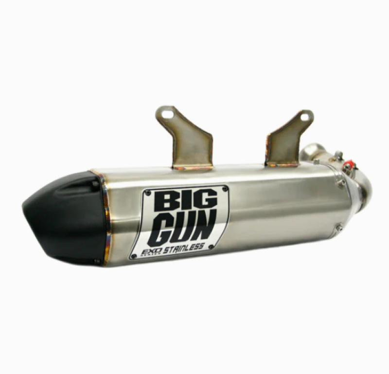 Big Gun 2018-2023 Yamaha Wolverine X4 EXO Stainless Slip On Exhaust - 14-2352