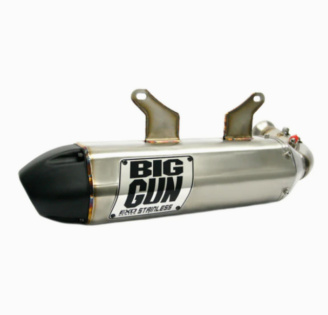 Big Gun 2018-2023 Yamaha Wolverine X4 EXO Stainless Slip On Exhaust - 14-2352