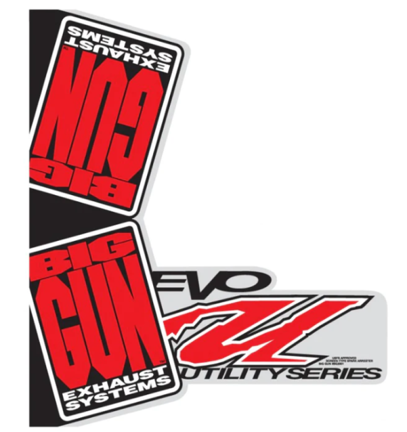 Big Gun EVO U Muffler Wrap Decal - 41-UWRAP