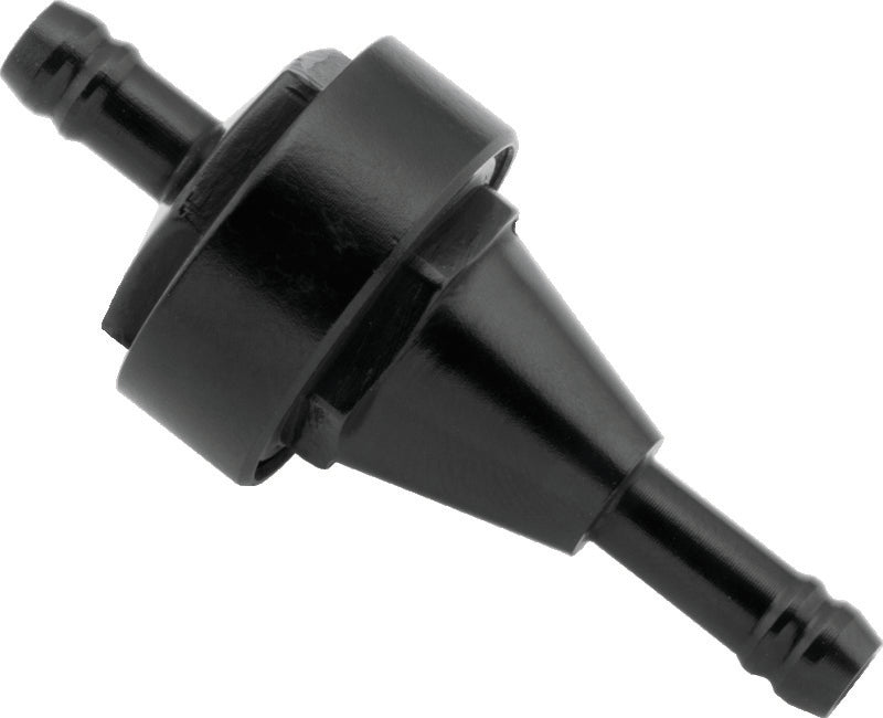 BikeMaster 1/4in Inline Fuel Filter - Black - 152402