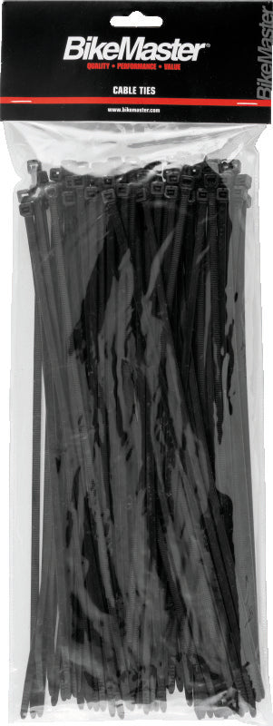 BikeMaster 11in Cable Ties (Pack of 100) - Black - 151675