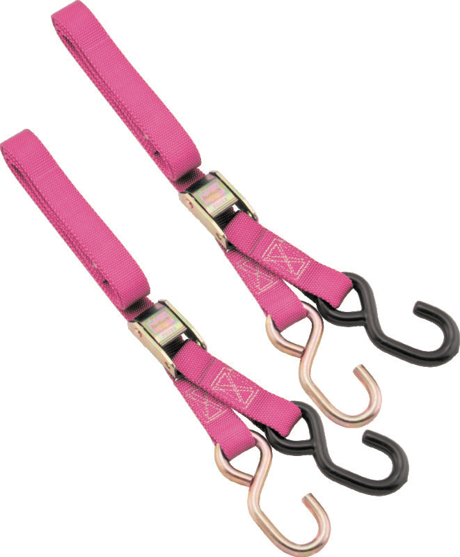 BikeMaster 1in Tiedown - Pink - 100503