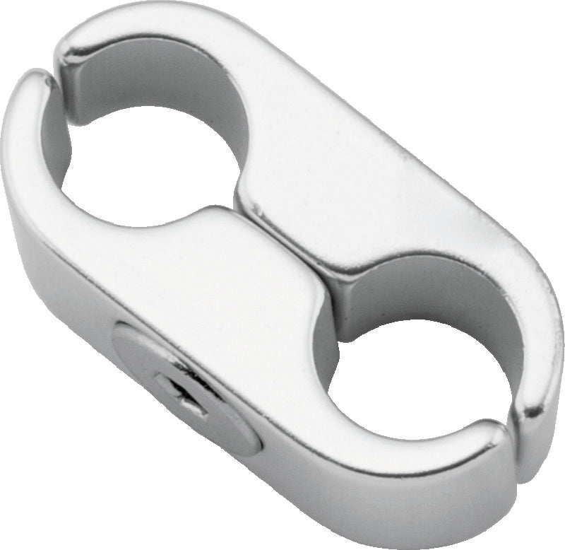 BikeMaster 2 Lines Cable Clamp - Silver - 152467