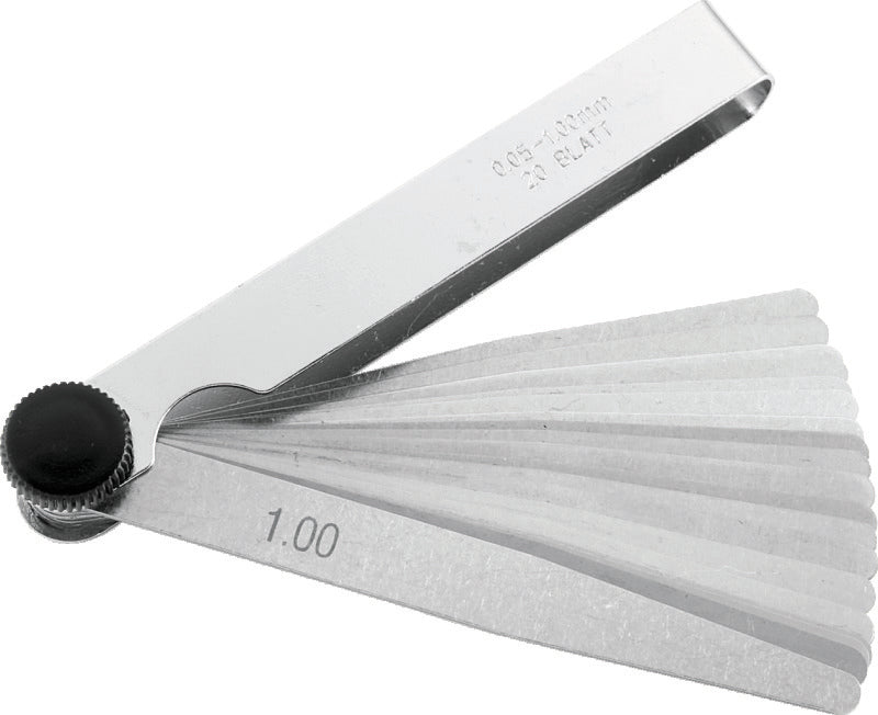 BikeMaster 20-Blade Metric Feeler Gauge Set (Pack of 3) - 151526