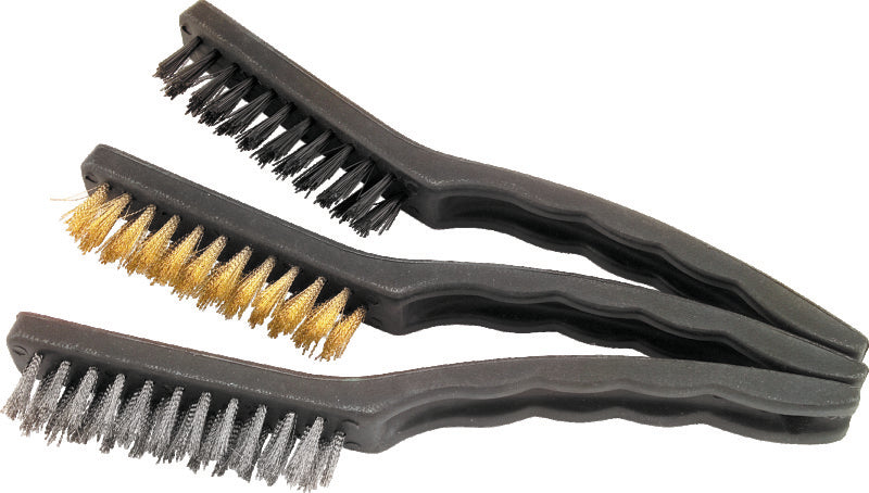 BikeMaster 3-pc Nylon/Wire Brush Set - 151538