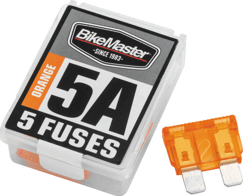 BikeMaster 5Piece 5A Replacement Fuse - 152429