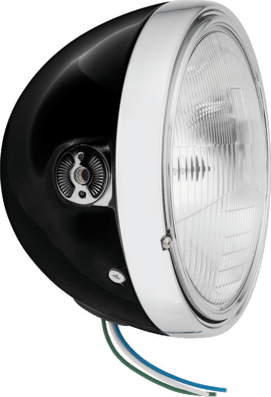 BikeMaster 7in Headlight Side Mount - Black - 152455