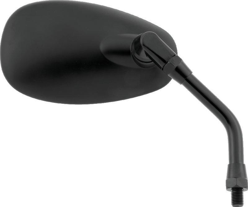 BikeMaster American Mirror 10mm Matte - Each - Black - 601152