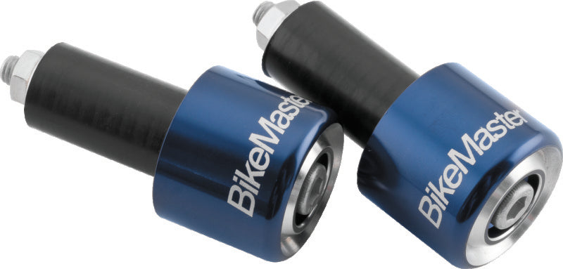 BikeMaster Anodized Aluminum Barend Pair - Blue - 152129