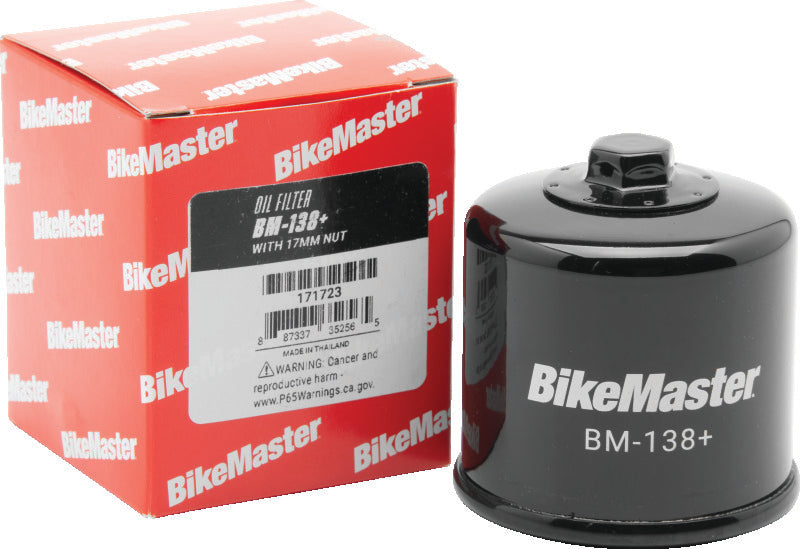 BikeMaster BM-138+ Oil Filter - Black - 171723