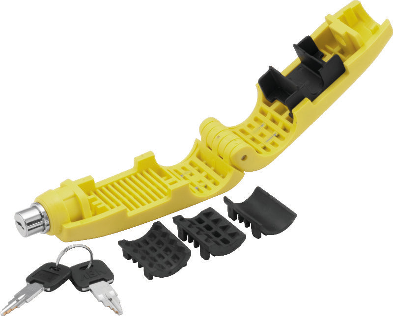 BikeMaster Bully Lock Bully Grip Lock - Yellow - 132255