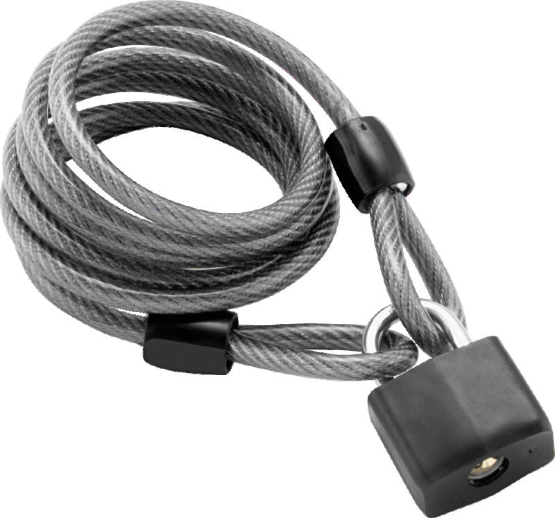 BikeMaster Bully Lock Cable w/ Padlock - 10mm - 132204