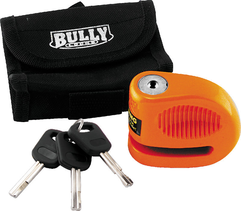 BikeMaster Bully Lock Disc Orange w/ Pouch - 5.5mm - 132222