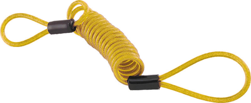 BikeMaster Bully Lock Reminder Disc Cable 4 ft. - Yellow - 132202