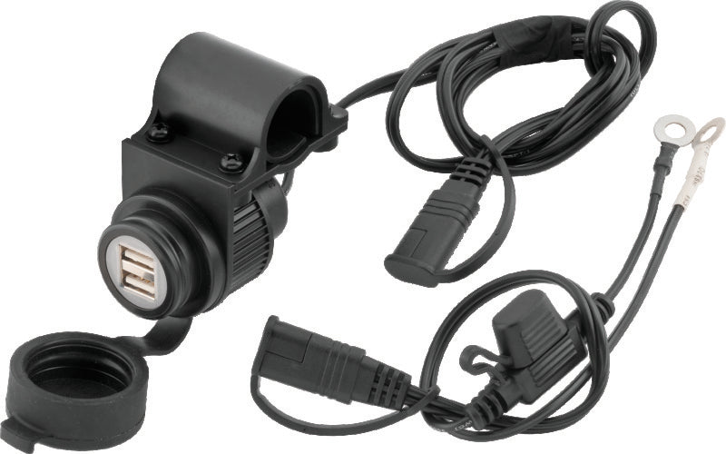 BikeMaster Dual USB Socket w/ Bracket - 152232