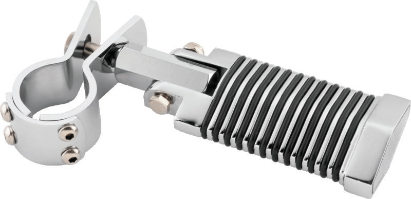 BikeMaster Footpegs 1-1/4in 3 Piece Clamp - Pair - 171213