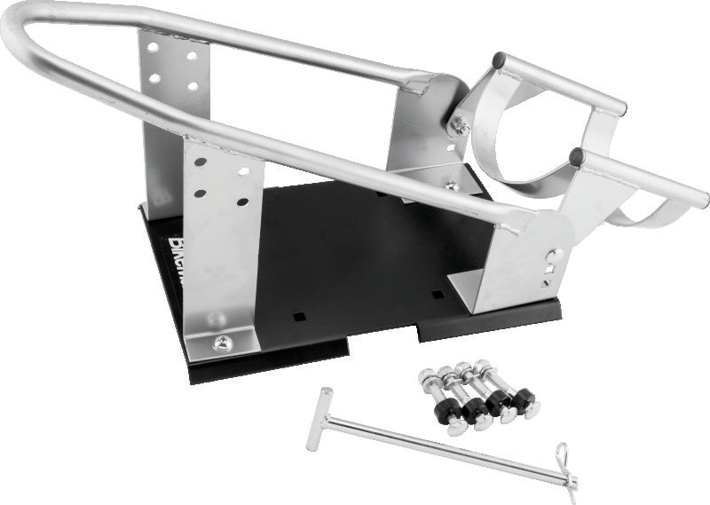 BikeMaster Heavy Duty Wheel Chock - Silver - 152453